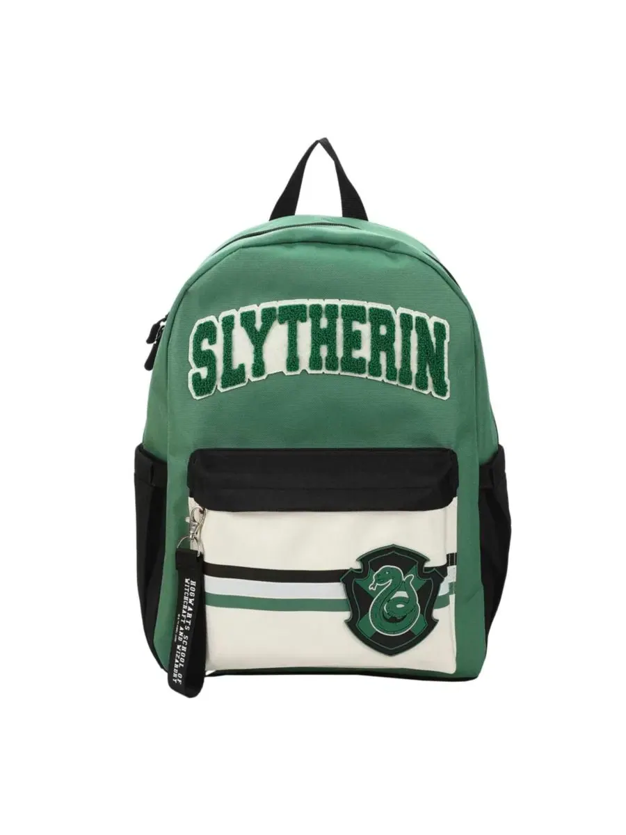 Рюкзак с принтом Slytherin Crest Harry Potter — изображение 11 из 11, зеленый черный