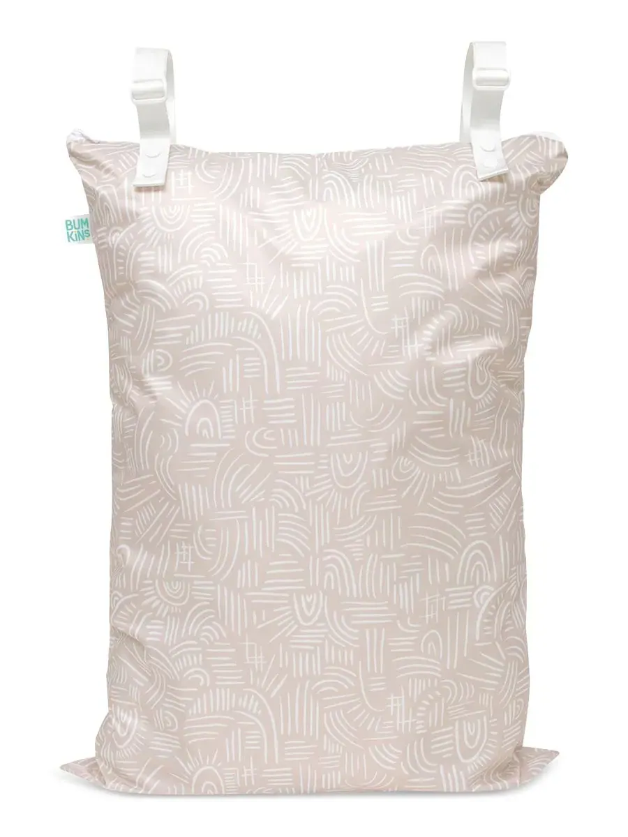 Сумка для влажных вещей Baby Wander Extra Large Bumkins — бежевый