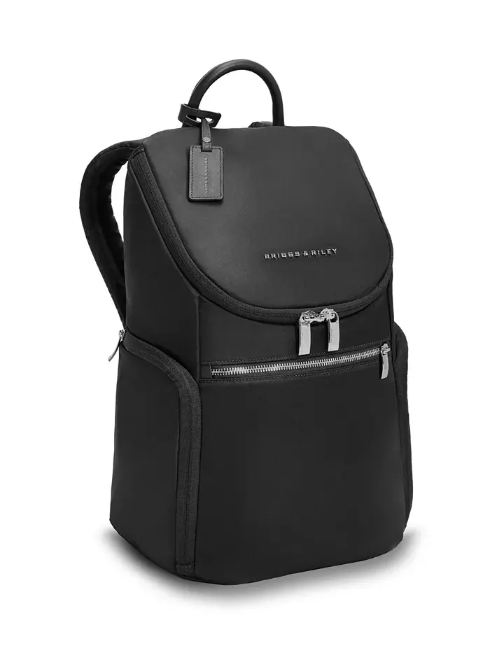 Рюкзак женский Briggs & Riley 15 Rhapsody U-Zip натуральная кожа — изображение 8 из 10, темно-синий