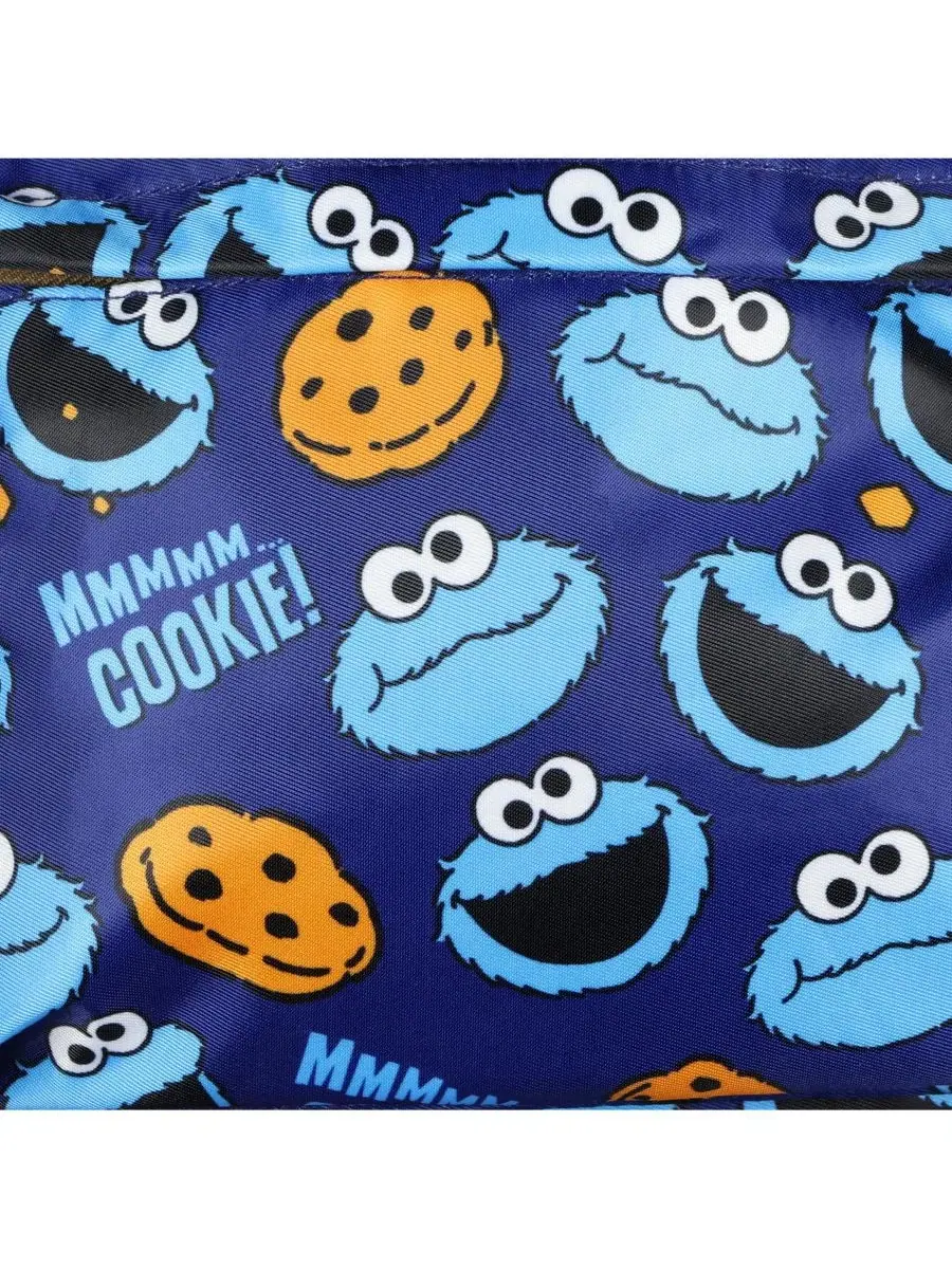 Рюкзак с принтом Cookie Monster Sesame Street — изображение 2 из 3, синий