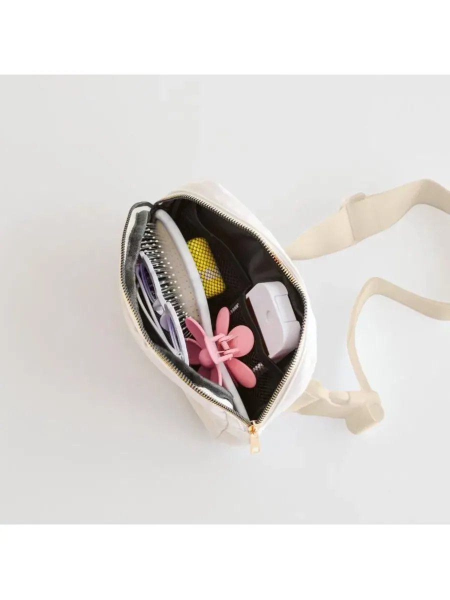 Поясная сумка с бантом Coquette Bow Patch Belt Bag Sweet Wink — изображение 5 из 8, белый