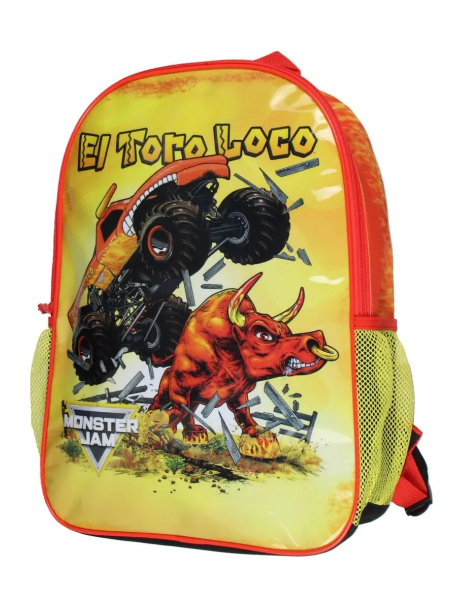 Рюкзак El Toro Loco Truck, школьная сумка для книг Monster Jam