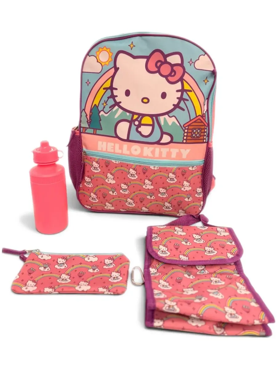 Рюкзак с ланч-боксом Hello Kitty, 4 предмета Accessory Innovations