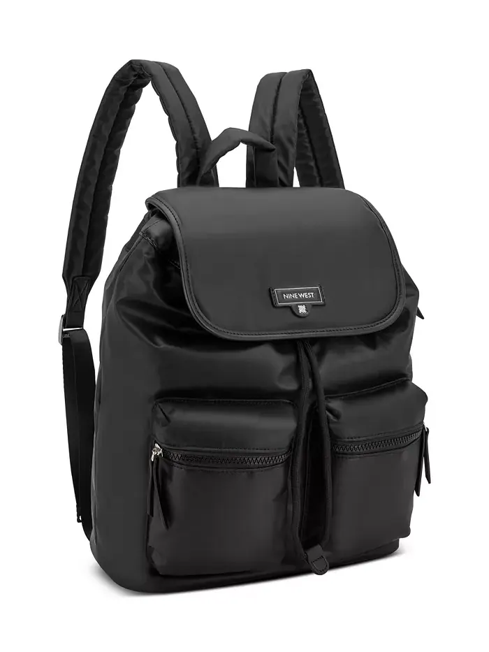 Рюкзак Jaren Large Flap Nine West — изображение 4 из 5, черный