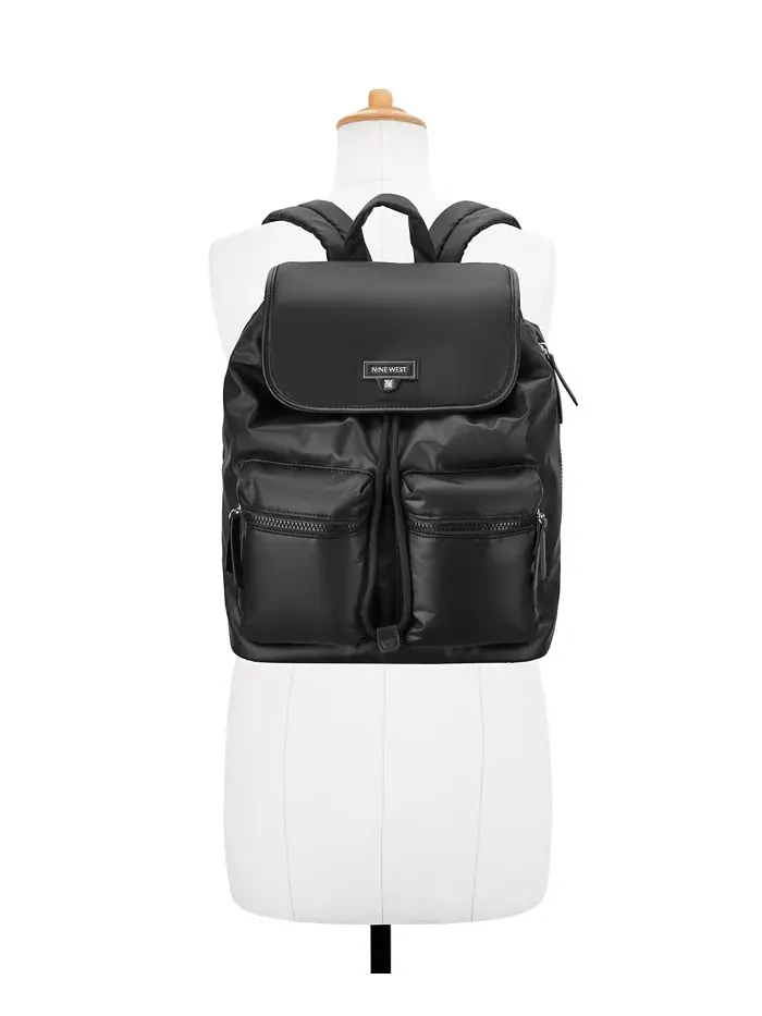 Рюкзак Jaren Large Flap Nine West — изображение 5 из 5, черный
