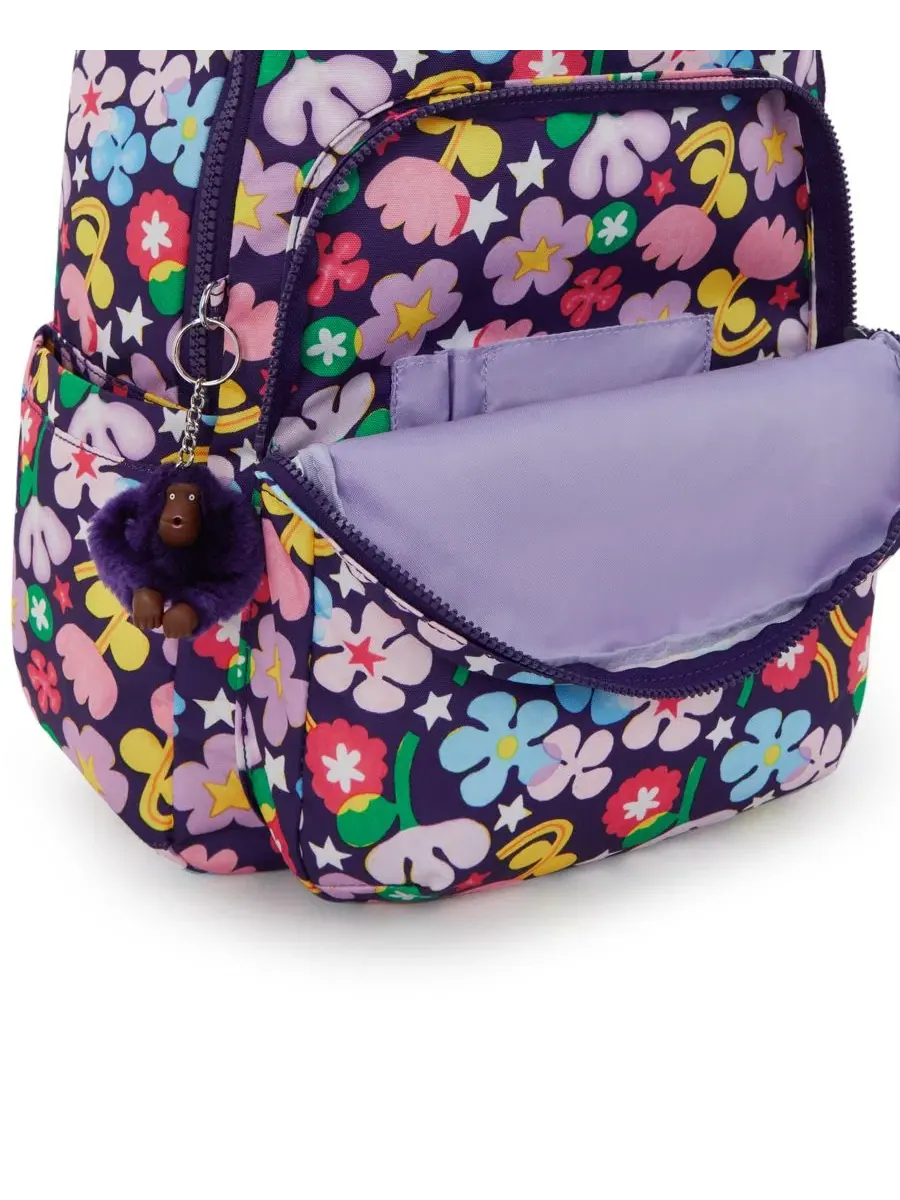 Рюкзак средний с отделением для ноутбука 15" Seoul Kipling, Fairy Flower — изображение 5 из 7