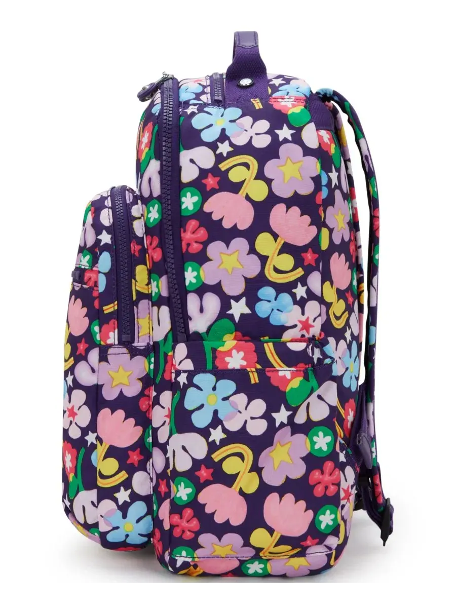 Рюкзак средний с отделением для ноутбука 15" Seoul Kipling, Fairy Flower — изображение 6 из 7