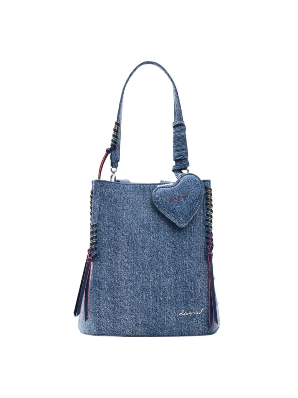 Рюкзак из денима с сердечком Desigual