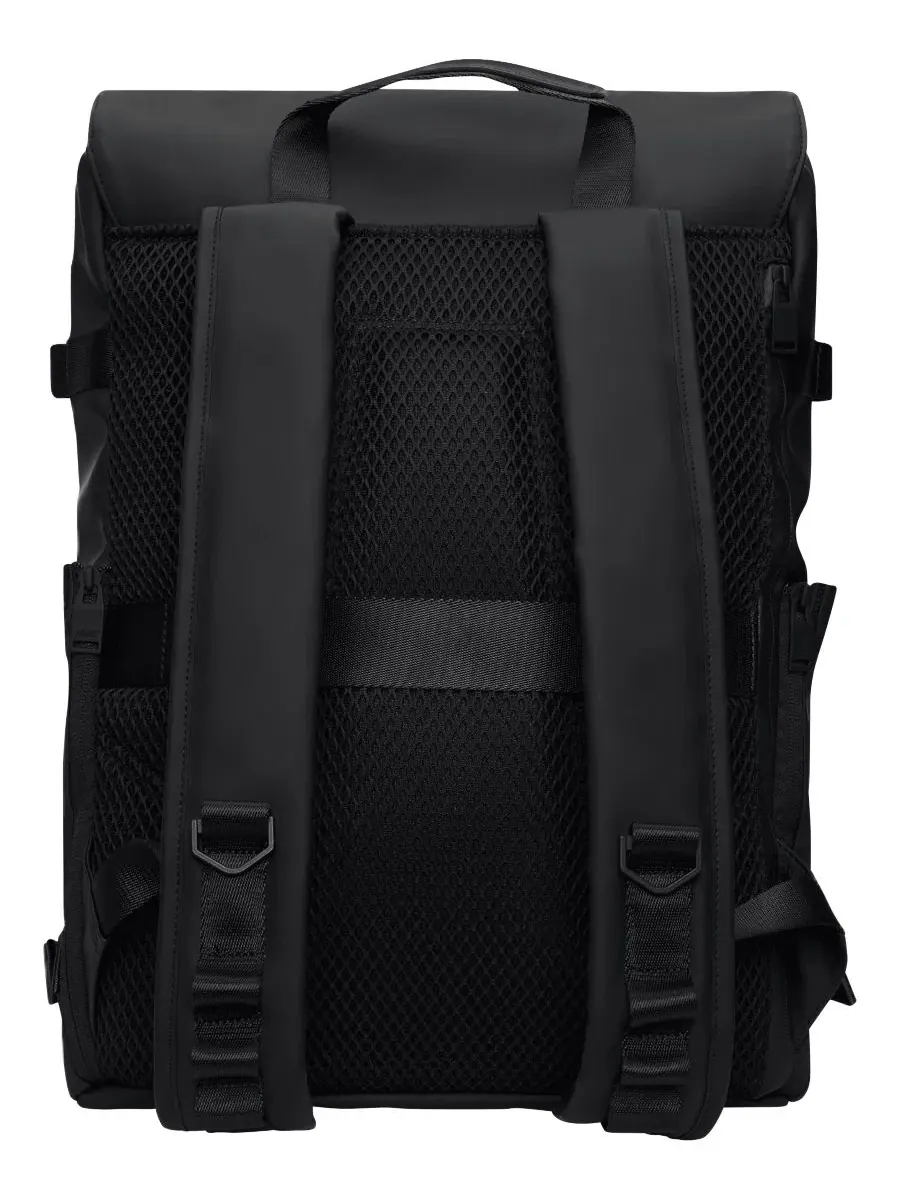 Рюкзак мужской Rains OTG Modern Silhouette искусственная кожа — изображение 2 из 4, черный
