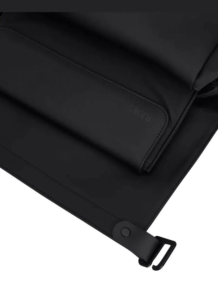 Рюкзак мужской Rains OTG Modern Silhouette искусственная кожа — изображение 4 из 4, черный
