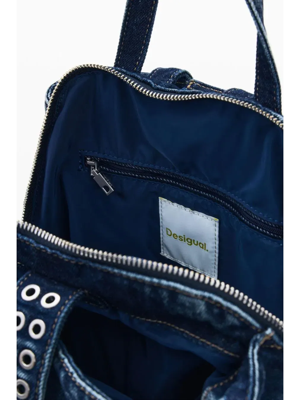 Рюкзак женский Desigual полиэстер — изображение 6 из 6, синий