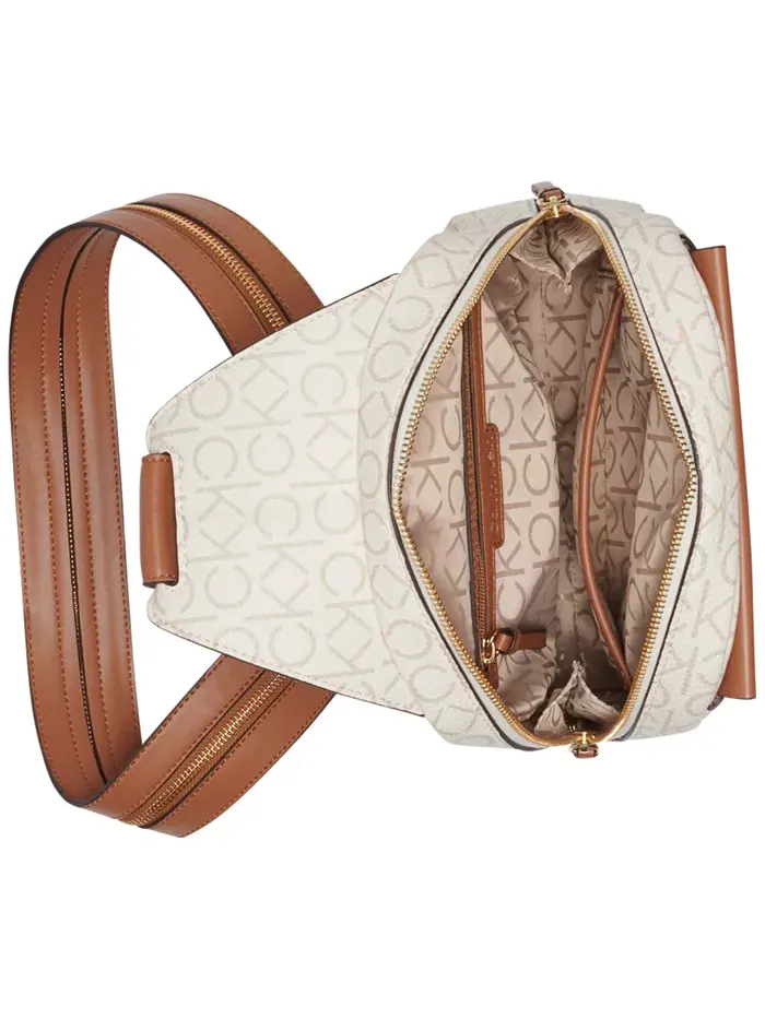 Рюкзак женский Calvin Klein Millie Signature Convertible Sling искусственная кожа — изображение 4 из 6, хаки