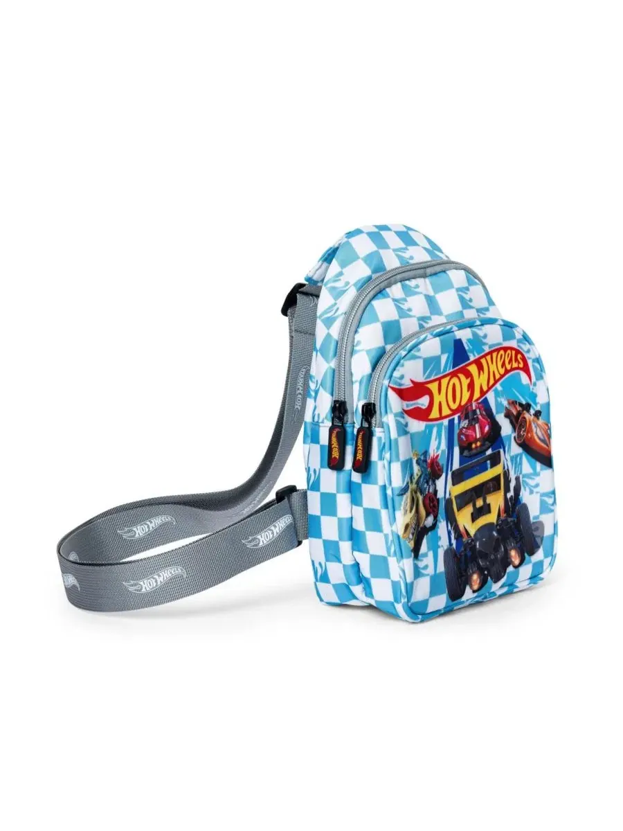 Детская поясная сумка Hot Wheels Turbo Blaze с отделениями для машинок — изображение 3 из 4, синий