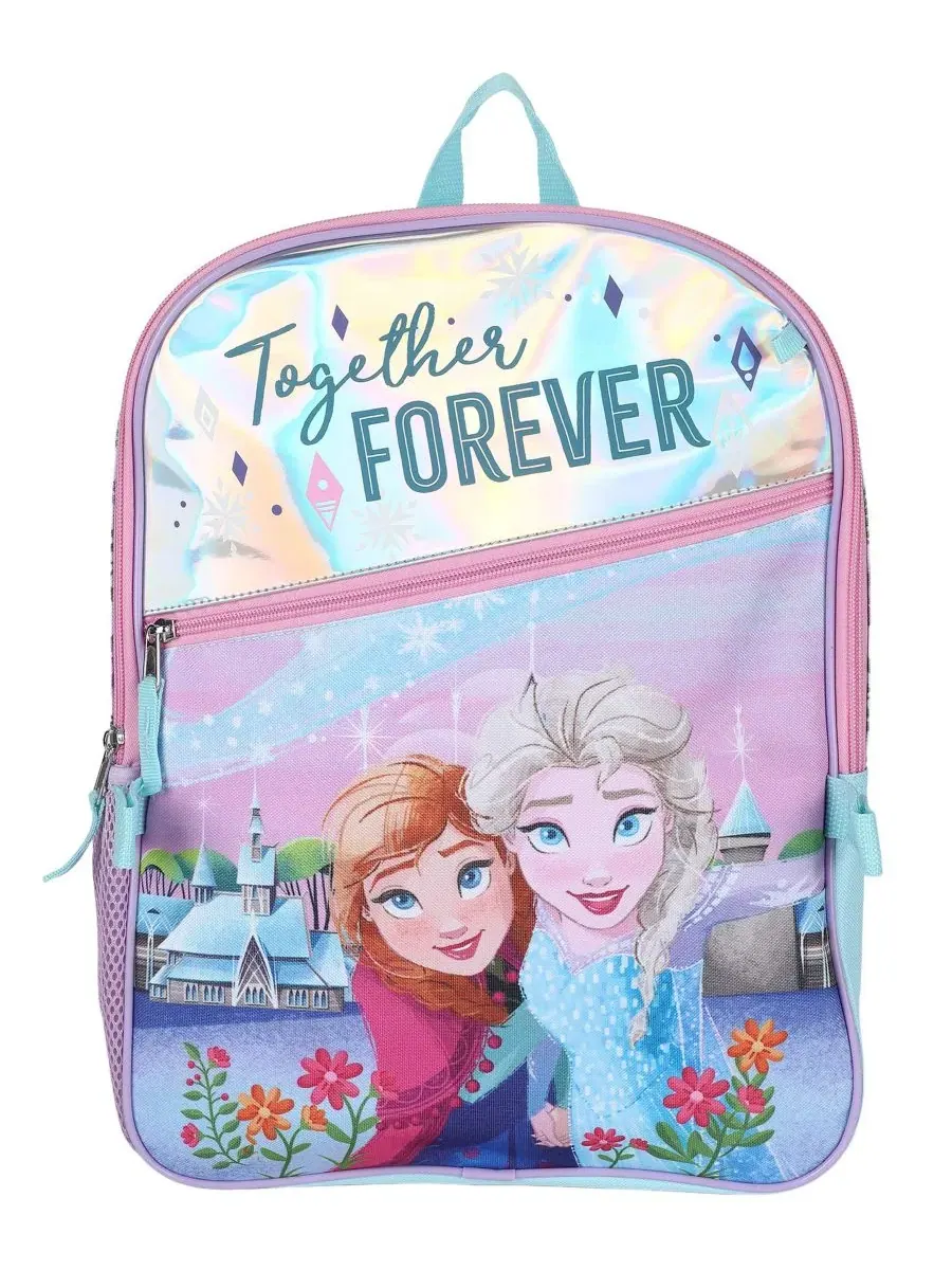 Рюкзак Frozen с ланч-боксом и аксессуарами, 5 предметов Frozen — изображение 2 из 6, синий