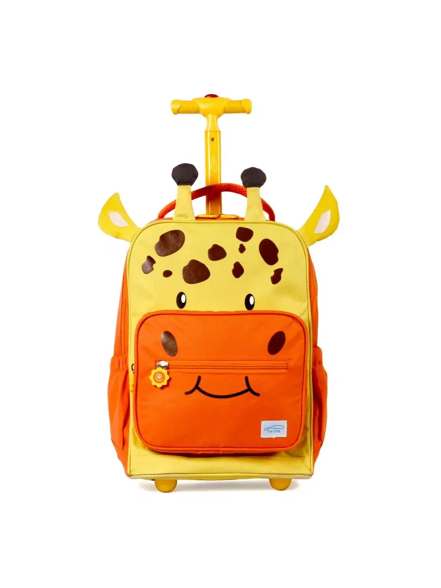Детский рюкзак на колесиках Side-Kick 16" Rolling Backpack J World, Giraffe