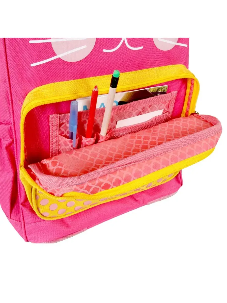 Детский рюкзак на колесах Side-Kick 16" Rolling Backpack J World — изображение 4 из 6, слоновая кость
