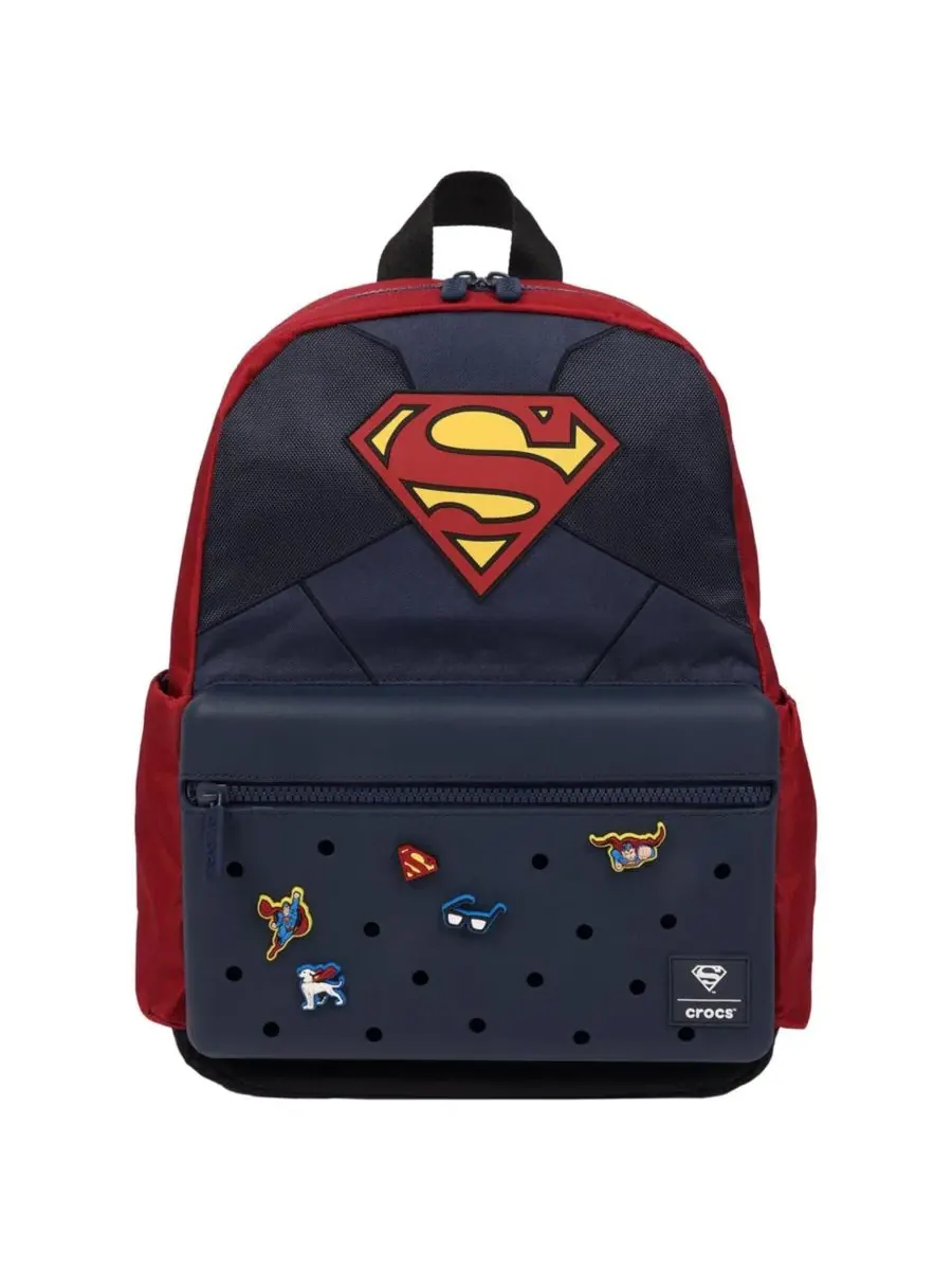 Рюкзак с 3D-щитом Супермена и подвесками Jibbitz Superman Crocs