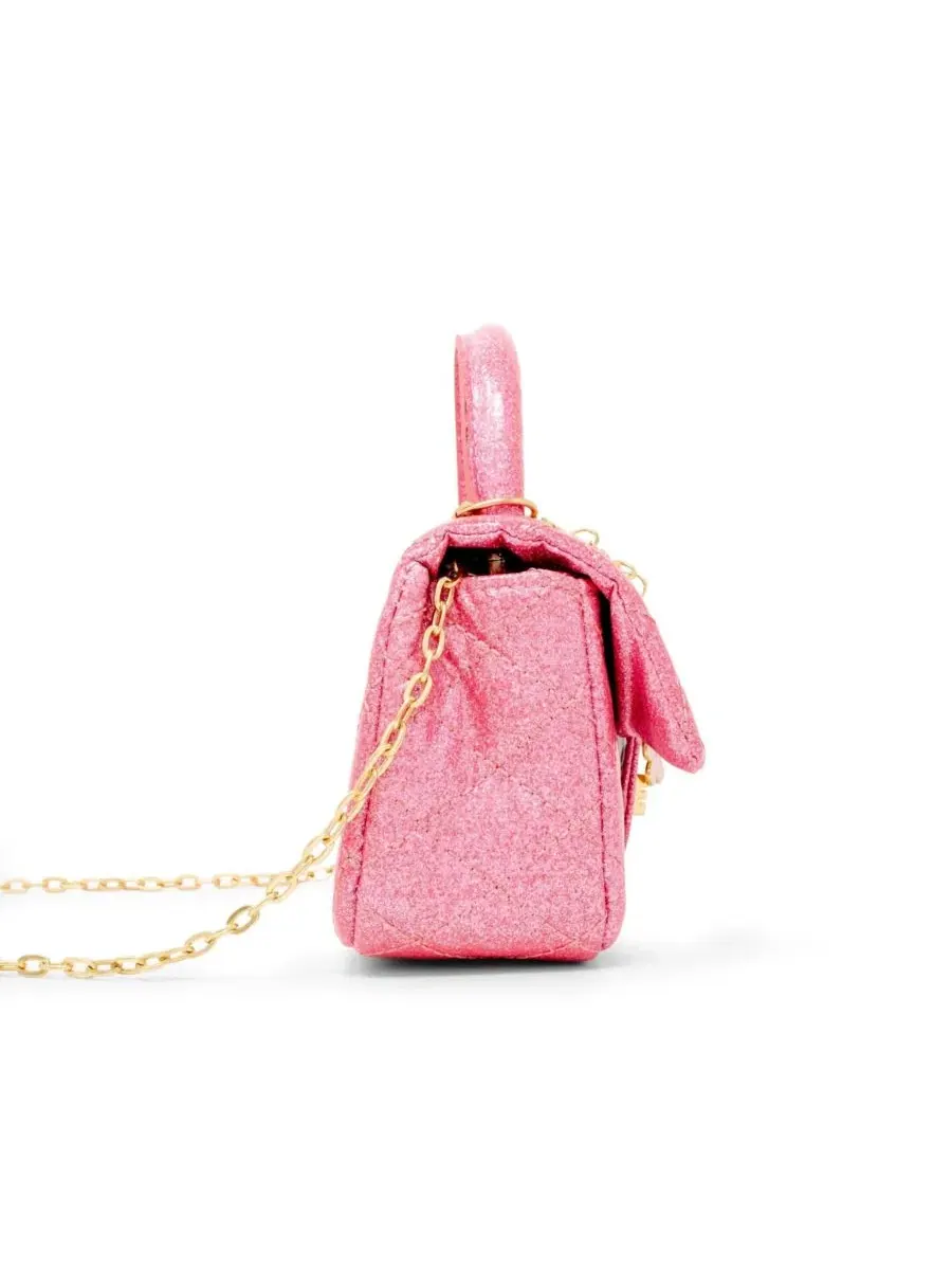 Детская сумка с блестящим квилтингом Glimmer Glam Bag ZOMI GEMS — изображение 2 из 5, нет цвета