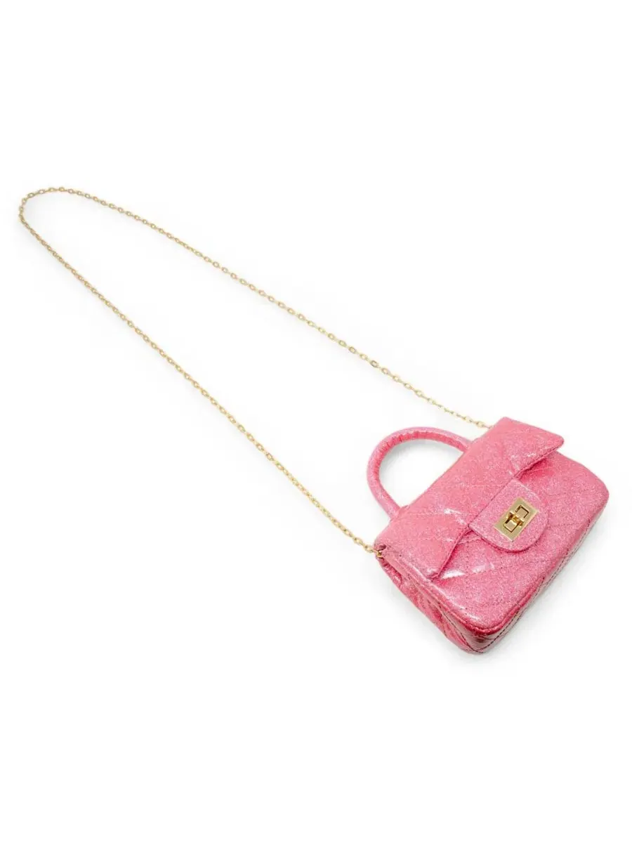 Детская сумка с блестящим квилтингом Glimmer Glam Bag ZOMI GEMS — изображение 4 из 5, нет цвета