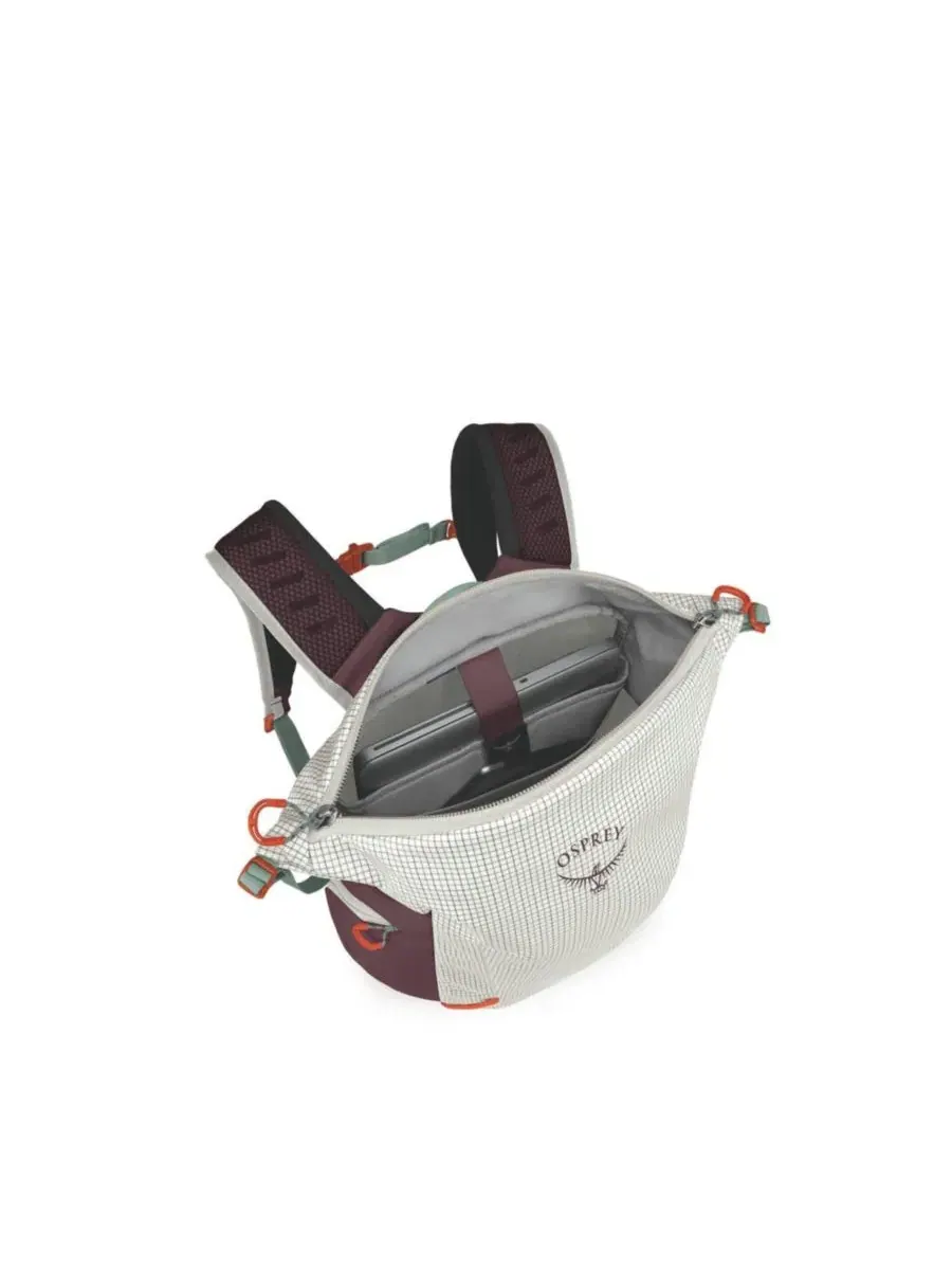 Рюкзак с отделением для ноутбука Osprey Packs Transporter Zinch — изображение 2 из 7, белый/бордовый