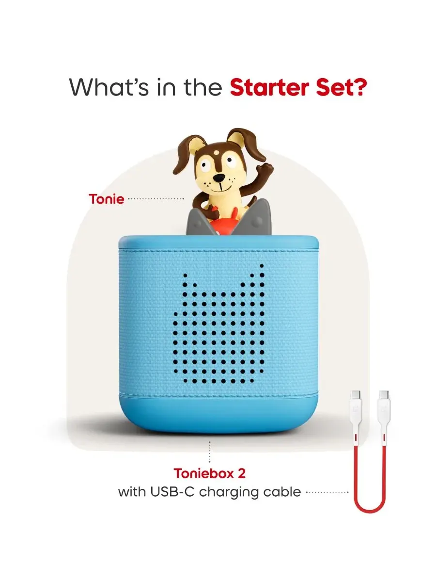 Стартовый набор Playtime Puppy Toniebox 2 Tonies — изображение 3 из 8, синий
