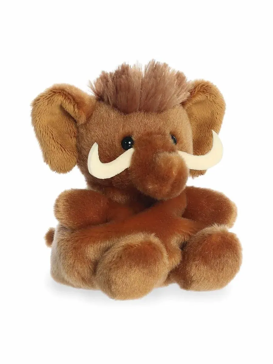 Мягкая игрушка мамонт Mo Woolly Mammoth Palm Pals Aurora — изображение 3 из 5, коричневый