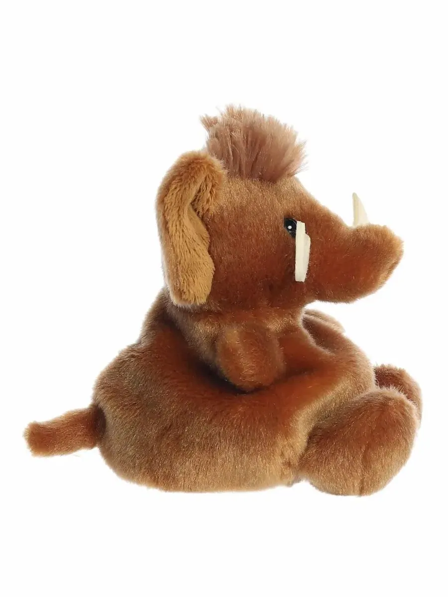 Мягкая игрушка мамонт Mo Woolly Mammoth Palm Pals Aurora — изображение 4 из 5, коричневый