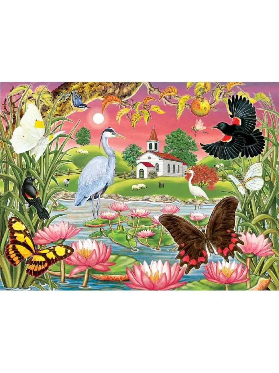 Пазл 500 деталей Heron Lake SunsOut, 45×61 см — изображение 3 из 5, нет цвета