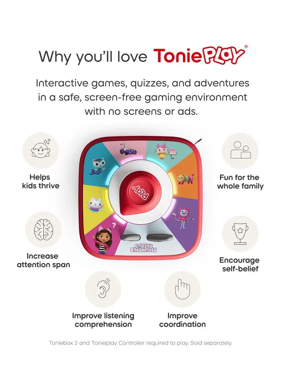 Настольная игра Tonieplay Gabby's Dollhouse Gabby's Cat-tastic Scavenger Hunt Tonies — изображение 6 из 7, нет цвета
