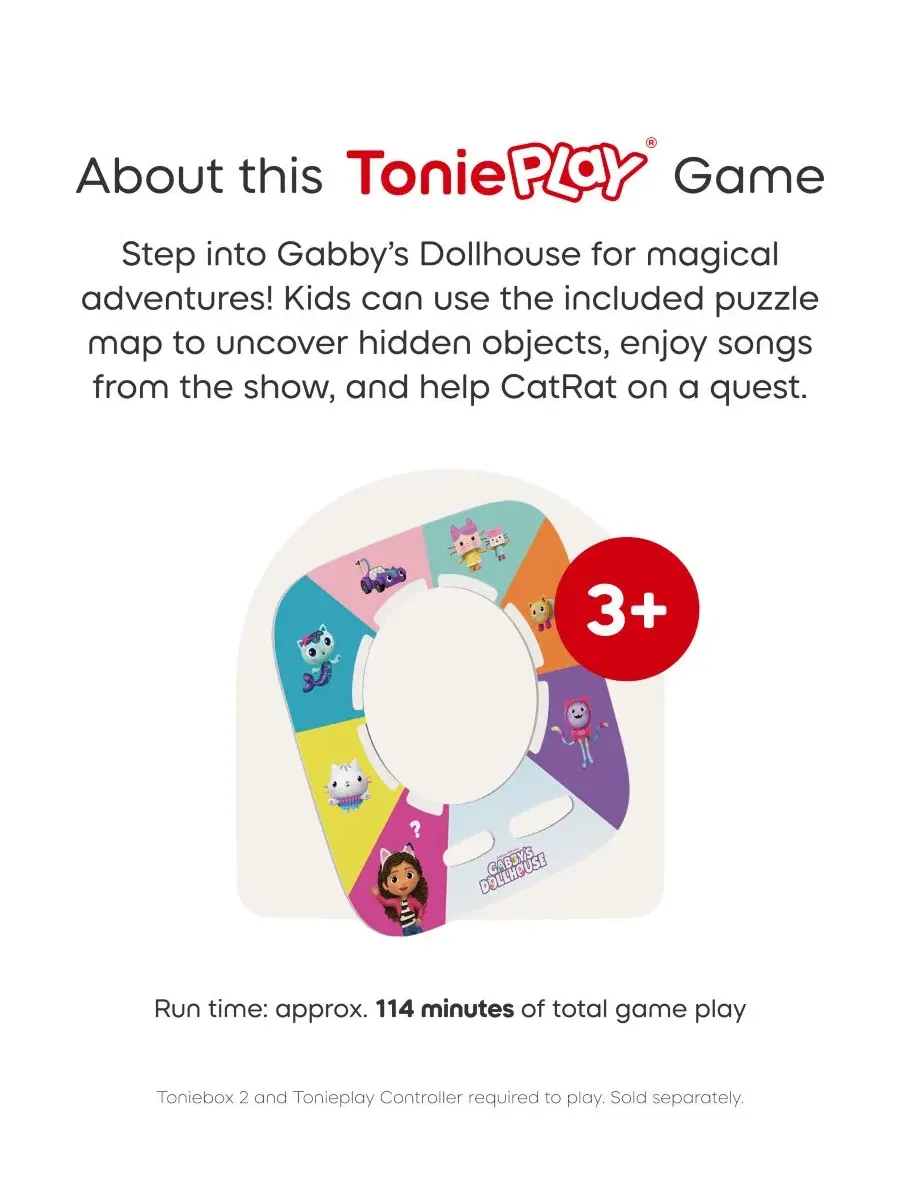 Настольная игра Tonieplay Gabby's Dollhouse Gabby's Cat-tastic Scavenger Hunt Tonies — изображение 7 из 7, нет цвета