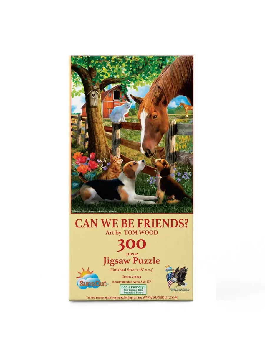 Пазл 300 элементов «Can We Be Friends» SunsOut — изображение 2 из 6, нет цвета