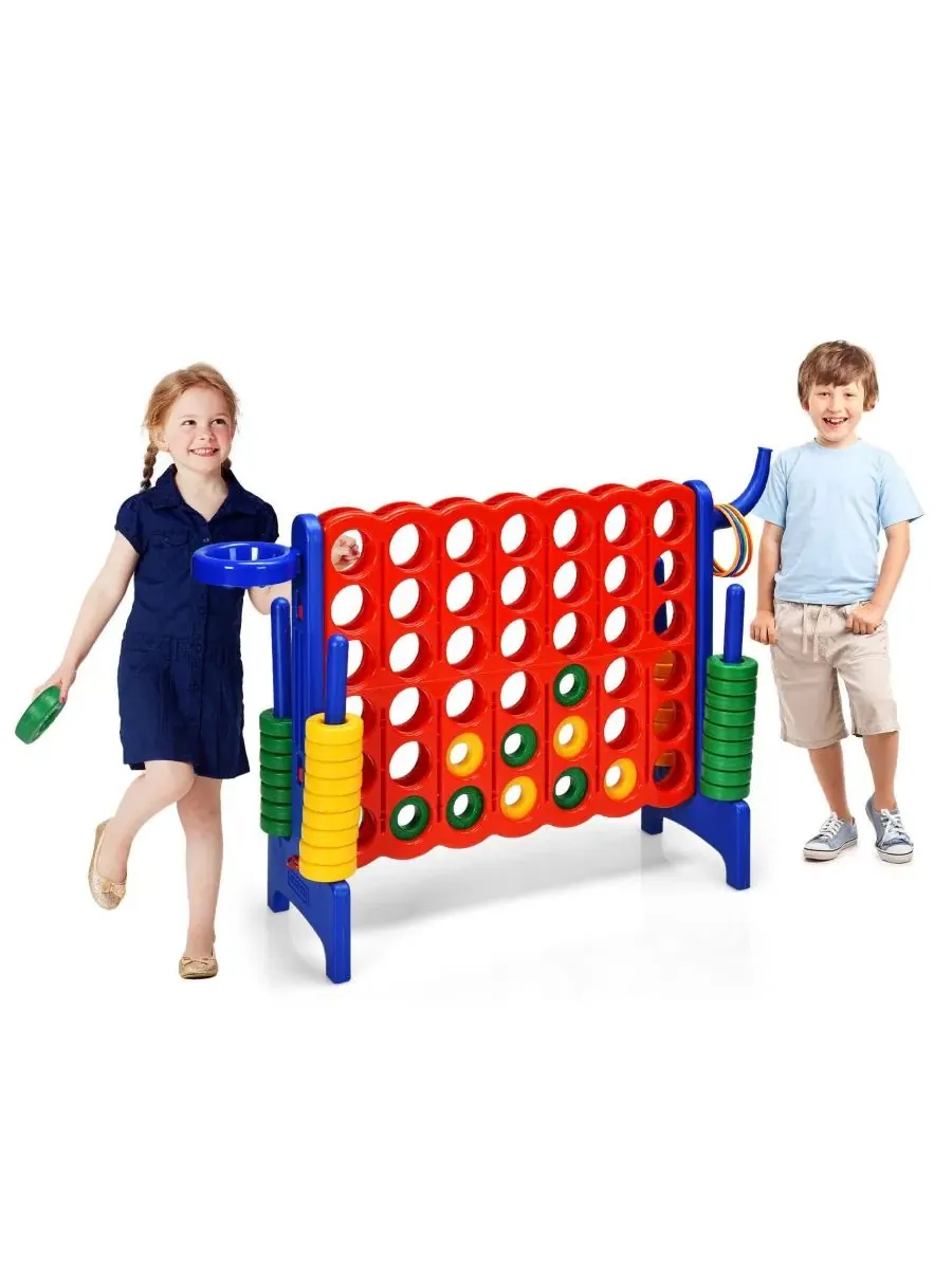Гигантский игровой набор «4 очка» высотой 76 см Sugift — синий