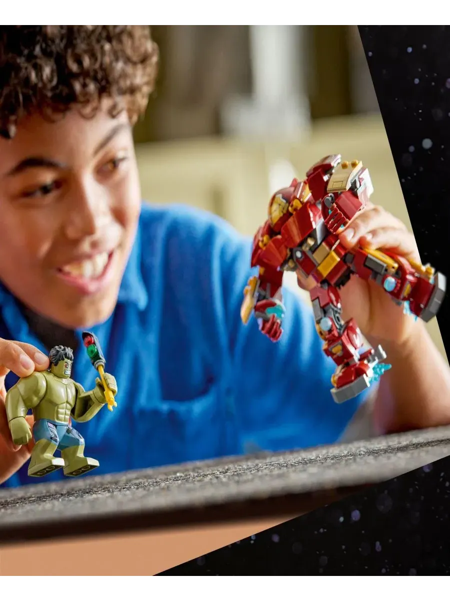 Набор для сборки Marvel Epic Battle: Hulkbuster vs. The Hulk, 413 деталей Lego — изображение 3 из 6, нет цвета
