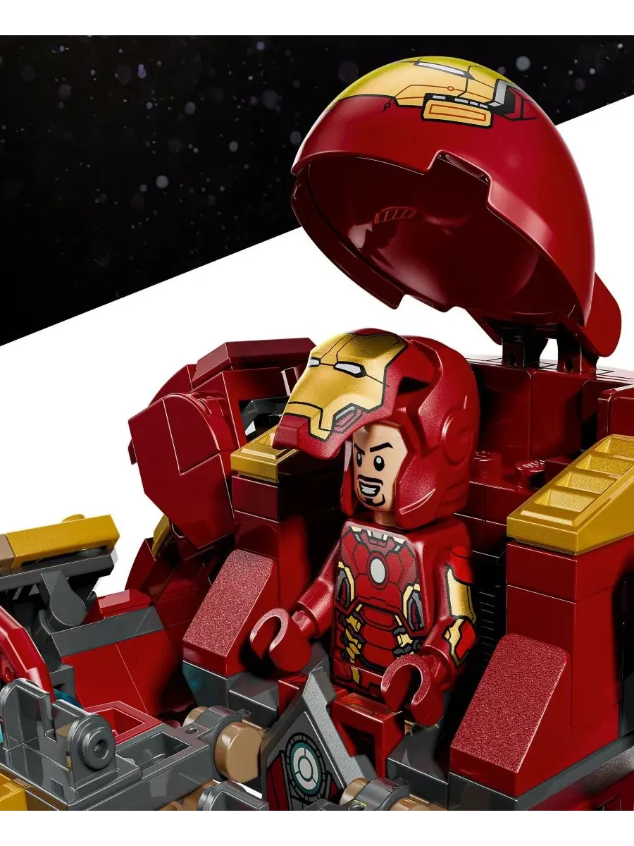 Набор для сборки Marvel Epic Battle: Hulkbuster vs. The Hulk, 413 деталей Lego — изображение 5 из 6, нет цвета