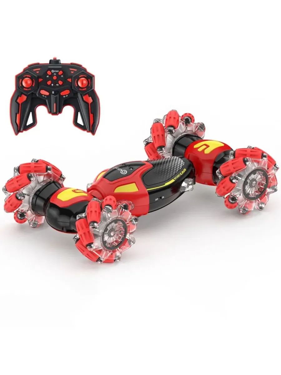 Радиоуправляемая трюковая машинка Cobra Speed Crawler, полный привод, светодиодная подсветка — изображение 6 из 8, красный