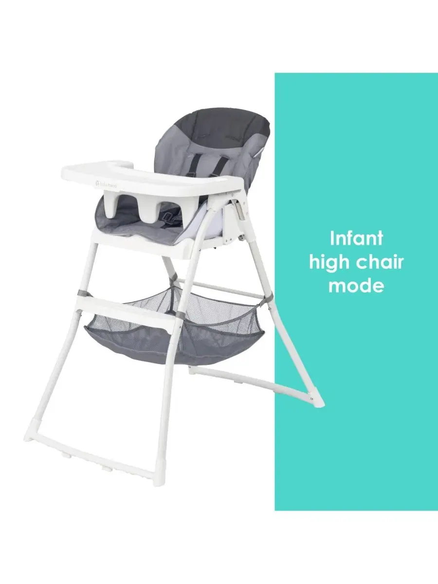Складной детский стульчик для кормления Baby Trend — изображение 2 из 8, серый