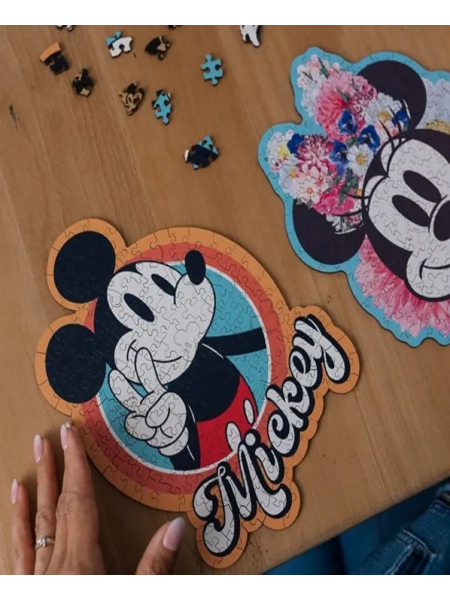 Деревянный пазл Wood Craft из 160 деталей - Микки Маус от Disney Trefl — изображение 4 из 4, мульти