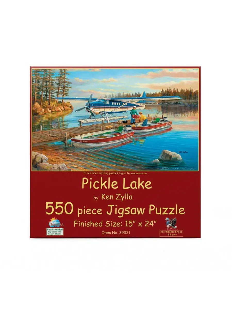 Пазл Pickle Lake из 550 деталей для взрослых ко Дню отца Sunsout — изображение 2 из 5, нет цвета