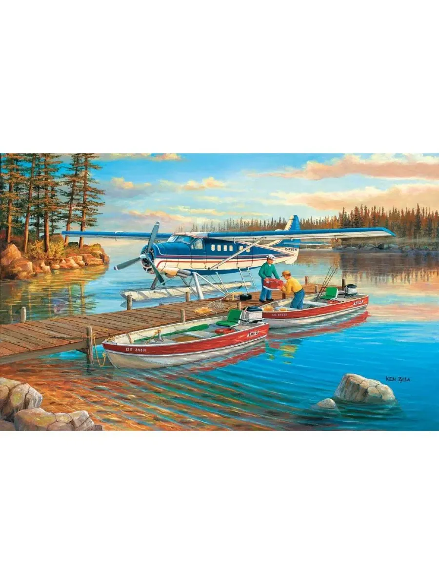 Пазл Pickle Lake из 550 деталей для взрослых ко Дню отца Sunsout — изображение 3 из 5, нет цвета