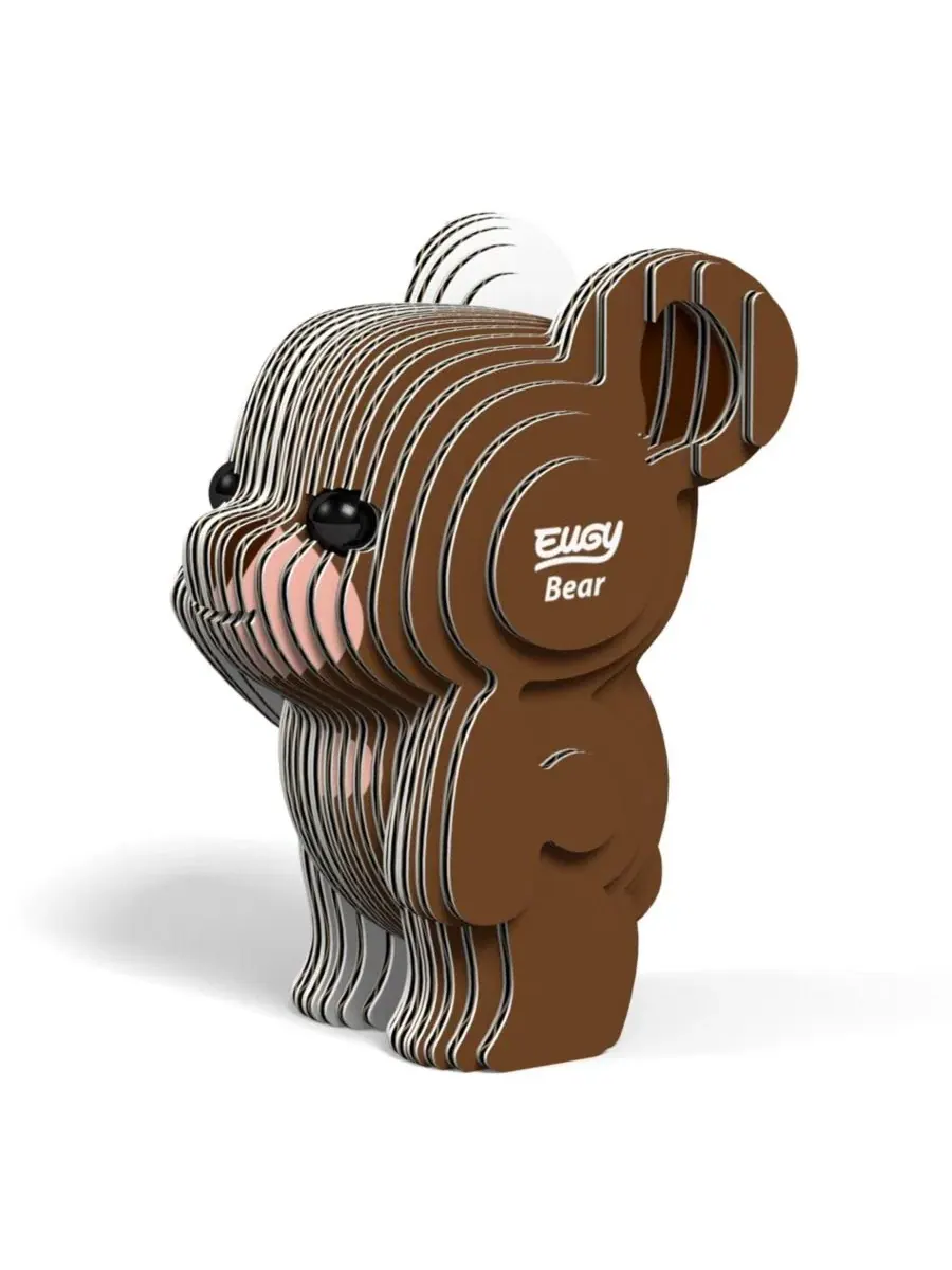 3D-пазл «Медведь» Eugy — изображение 2 из 3, нет цвета