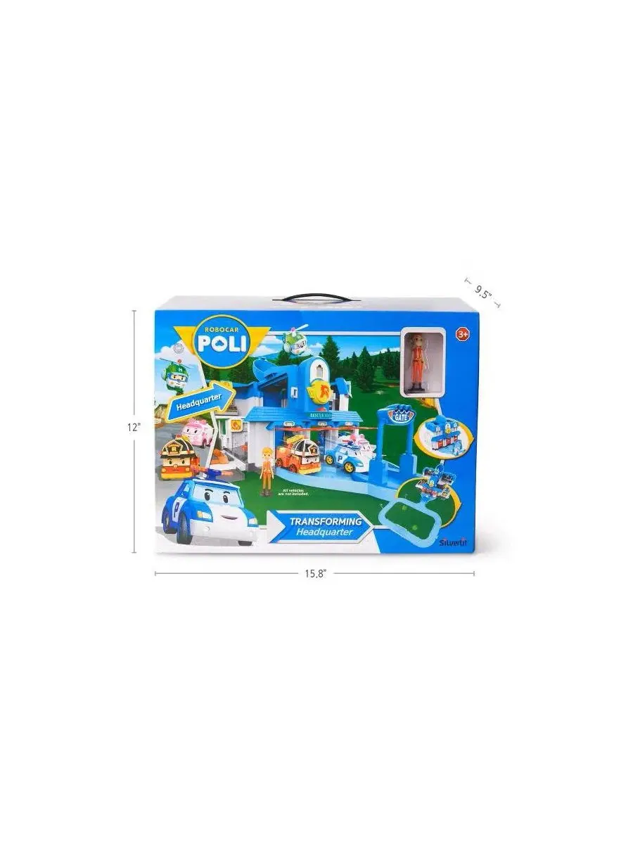 Игровой набор трансформирующаяся штаб-квартира Robocar Poli — изображение 2 из 9, нет цвета