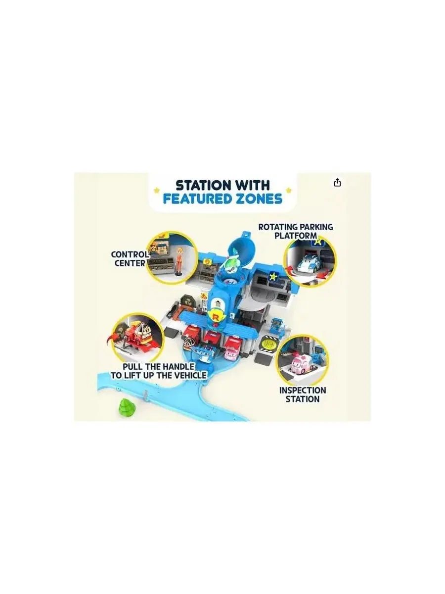Игровой набор трансформирующаяся штаб-квартира Robocar Poli — изображение 7 из 9, нет цвета
