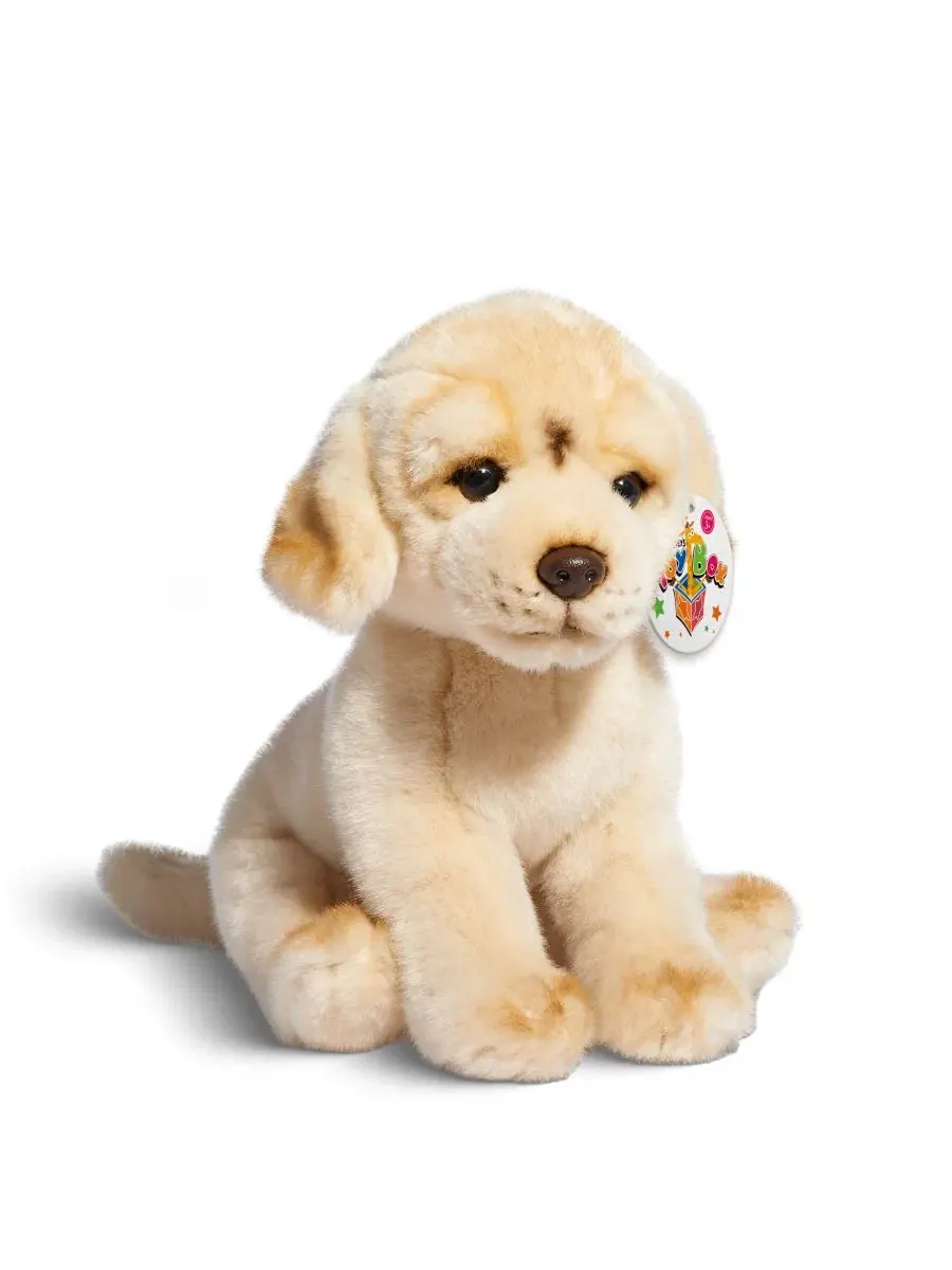 Мягкая игрушка щенок лабрадора 25 см Golden Labrador Puppy Dog Toy Geoffrey's Toy Box — бежевый
