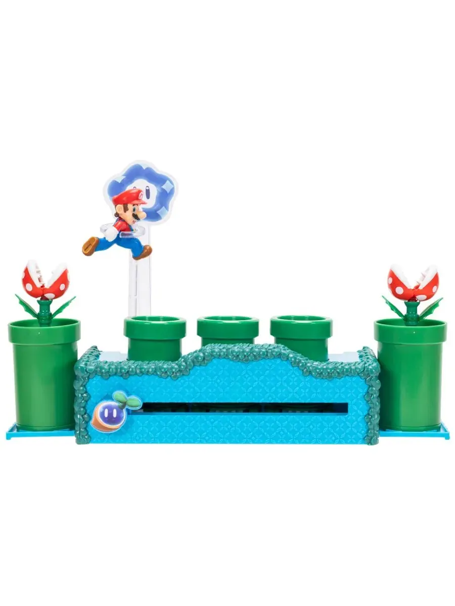 Игровой набор Wonder Warp Pipe 3-Piece с фигуркой Марио SUPER MARIO — изображение 2 из 3, нет цвета