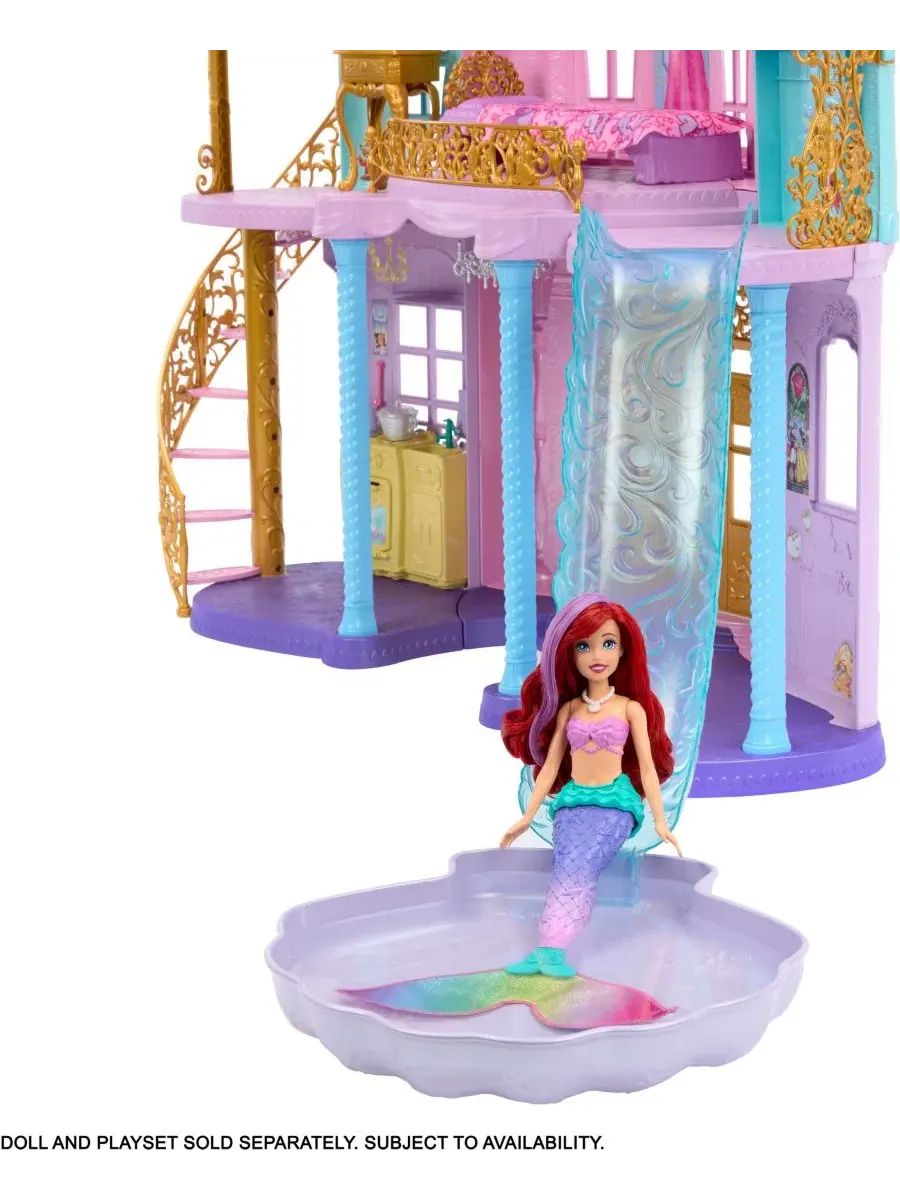 Игровой набор Disney Princess Волшебный замок с бассейном и горкой, 28 аксессуаров Disney Princess — изображение 2 из 11