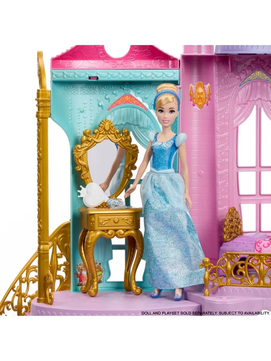 Игровой набор Disney Princess Волшебный замок с бассейном и горкой, 28 аксессуаров Disney Princess — изображение 10 из 11