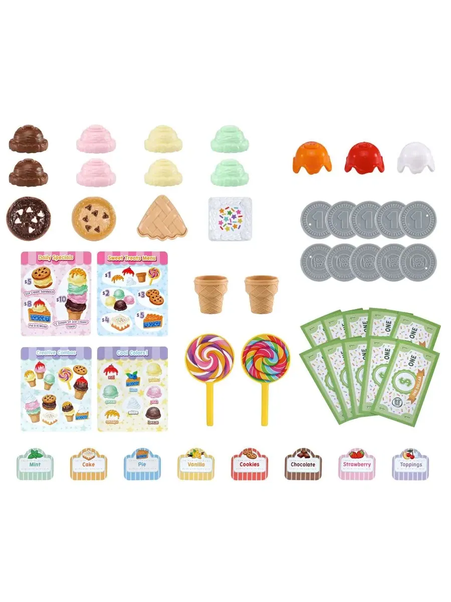 Игровой набор «Кафе-мороженое» LeapFrog Scoop & Learn Ice Cream Parlor Magic Scooper, 50+ — изображение 2 из 8, нет цвета
