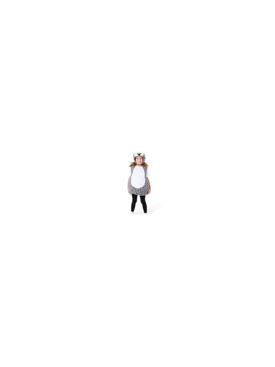 Костюм совы с капюшоном, плюшевый Dress Up America — изображение 2 из 3, нет цвета