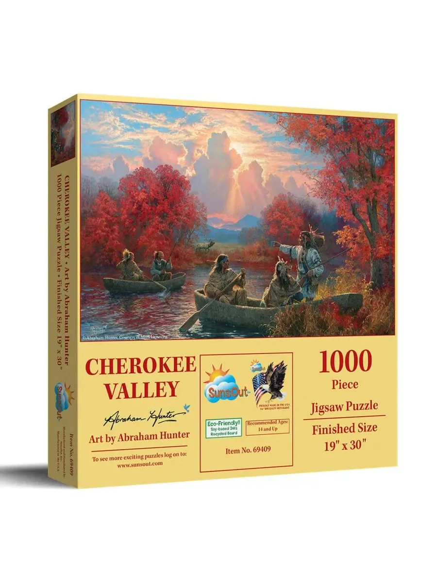 Пазл 1000 элементов Cherokee Valley SunsOut