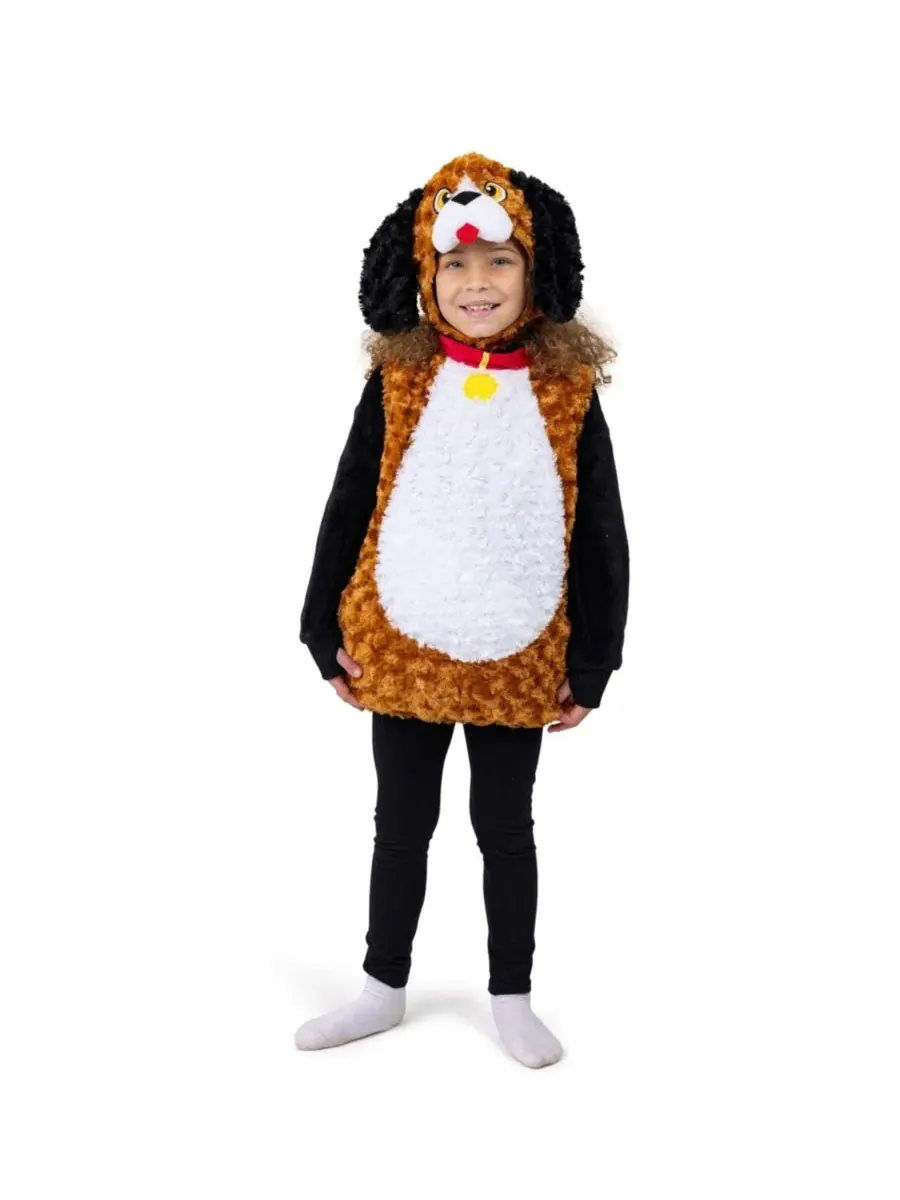 Костюм щенка с капюшоном и хвостом Dress Up America — мульти